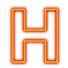 Стикер 20 Неоновые шрифты / Neon #font