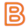 Стикер 3 Неоновые шрифты / Neon #font