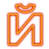 Стикер 16 Неоновые шрифты / Neon #font