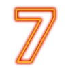 Стикер 46 Неоновые шрифты / Neon #font