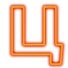 Стикер 29 Неоновые шрифты / Neon #font