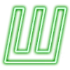 🔤 Эмодзи «NeonTxT 2 - зелёный неоновый шрифт» для Telegram