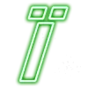 🔤 Эмодзи «NeonTxT 2 - зелёный неоновый шрифт» для Telegram