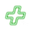 🔤 Эмодзи «NeonTxT 2 - зелёный неоновый шрифт» для Telegram