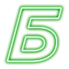 🔤 Эмодзи «NeonTxT 2 - зелёный неоновый шрифт» для Telegram