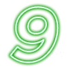 🔤 Эмодзи «NeonTxT 2 - зелёный неоновый шрифт» для Telegram