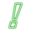 🔤 Эмодзи «NeonTxT 2 - зелёный неоновый шрифт» для Telegram