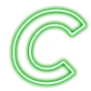 🔤 Эмодзи «NeonTxT 2 - зелёный неоновый шрифт» для Telegram