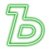 🔤 Эмодзи «NeonTxT 2 - зелёный неоновый шрифт» для Telegram