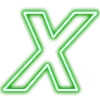 🔤 Эмодзи «NeonTxT 2 - зелёный неоновый шрифт» для Telegram