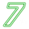 🔤 Эмодзи «NeonTxT 2 - зелёный неоновый шрифт» для Telegram