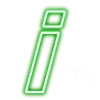 🔤 Эмодзи «NeonTxT 2 - зелёный неоновый шрифт» для Telegram