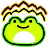 Стикер 39 Neon Frog