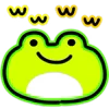 Стикер 19 Neon Frog