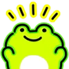Стикер 2 Neon Frog