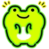 Стикер 23 Neon Frog