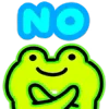 Стикер 18 Neon Frog