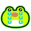 Стикер 14 Neon Frog
