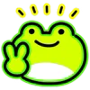 Стикер 11 Neon Frog
