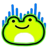 Стикер 37 Neon Frog