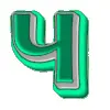 Стикер 25 #animated #decor #fonts #neon #video