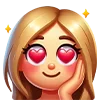 Стикер 17 ❤️ Набор эмоджи с нейро смайликами