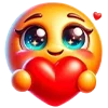 Стикер 18 ❤️ Набор эмоджи с нейро смайликами