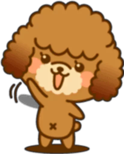 Стикерпак New Angry Poodle для Telegram