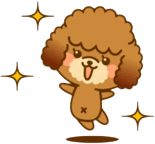 🐶 Стикер «New Angry Poodle» для Telegram