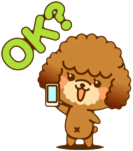 🐶 Стикер «New Angry Poodle» для Telegram
