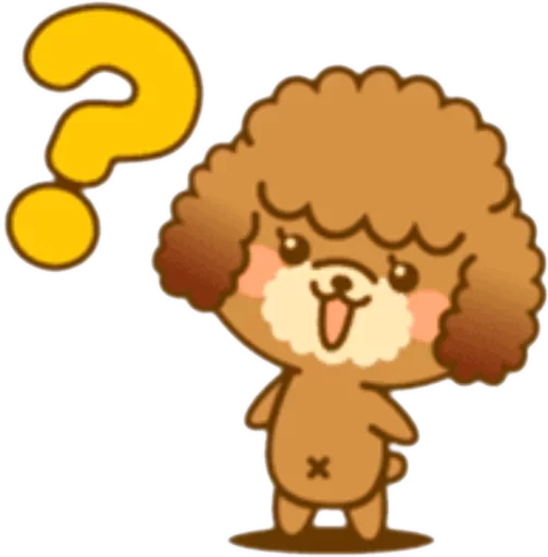 🐶 Стикер «New Angry Poodle» для Telegram