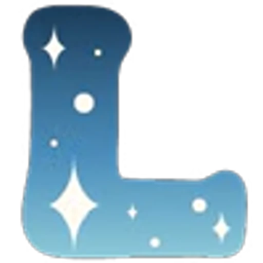 🌌 Эмодзи «Английские буквы, анимированные» для Telegram
