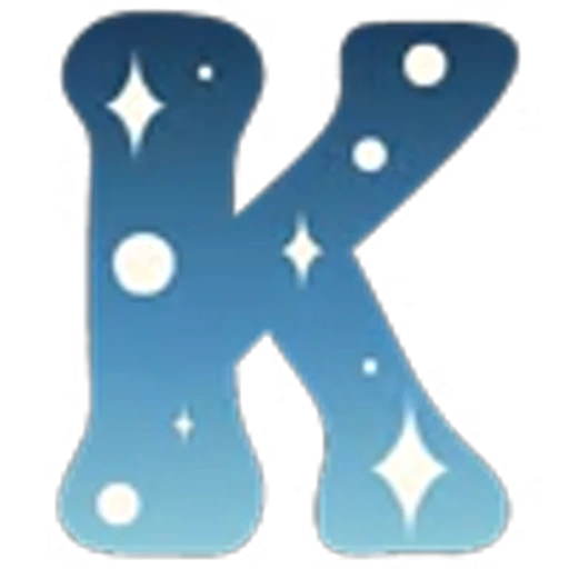 🌌 Эмодзи «Английские буквы, анимированные» для Telegram