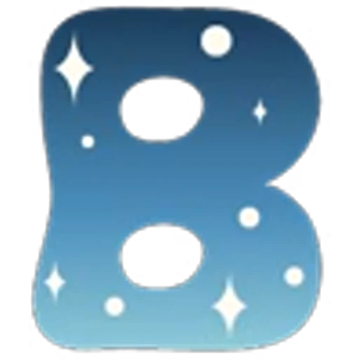 🌌 Эмодзи «Английские буквы, анимированные» для Telegram