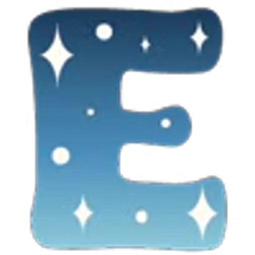 🌌 Эмодзи «Английские буквы, анимированные» для Telegram