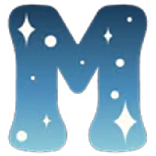 🌌 Эмодзи «Английские буквы, анимированные» для Telegram