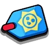 Стикер 23 🅱 Набор эмоджи по игре Brawl Stars
