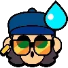 Стикер 53 🅱 Набор эмоджи по игре Brawl Stars