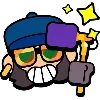 Стикер 49 🅱 Набор эмоджи по игре Brawl Stars