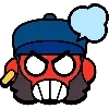 Стикер 46 🅱 Набор эмоджи по игре Brawl Stars