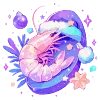🦐 Эмодзи «Новогодний 17» для Telegram