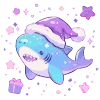 🦈 Эмодзи «Новогодний 17» для Telegram