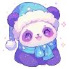 🐼 Эмодзи «Новогодний 17» для Telegram