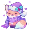 🦊 Эмодзи «Новогодний 17» для Telegram