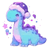 🦕 Эмодзи «Новогодний 17» для Telegram