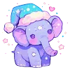 🐘 Эмодзи «Новогодний 17» для Telegram