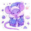 🐭 Эмодзи «Новогодний 17» для Telegram