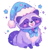 🦝 Эмодзи «Новогодний 17» для Telegram