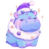 🦛 Эмодзи «Новогодний 17» для Telegram