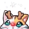 Стикер 14 Новогодний кот